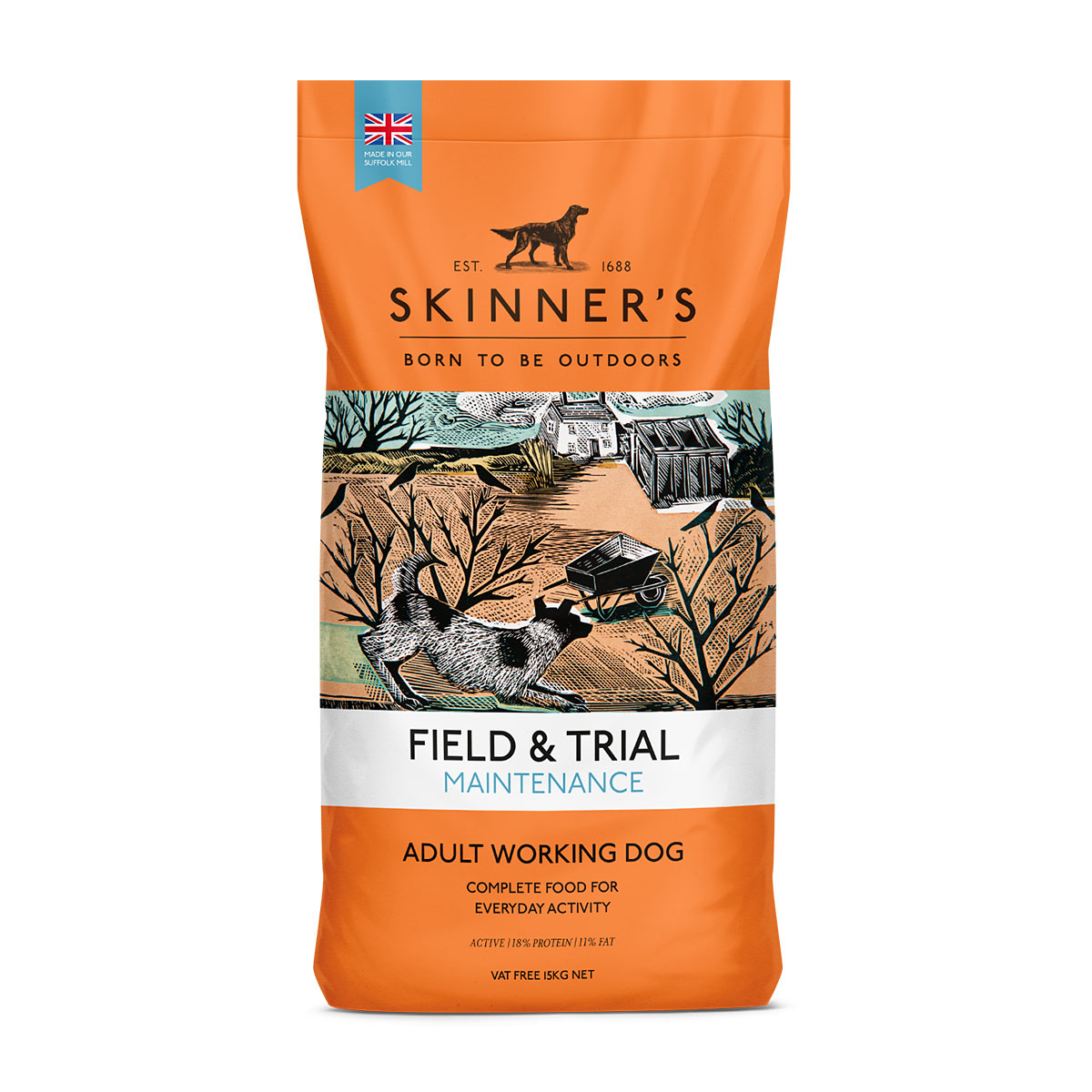 Maintenance working dry dog food