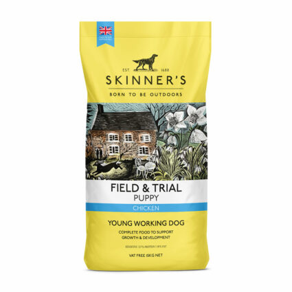 Chicken dry puppy food for future working dogs