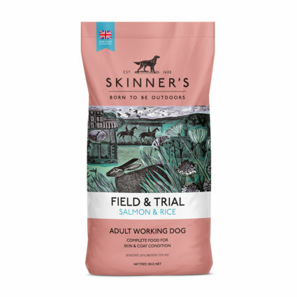 Salmon & Rice sensitive working dry dog food