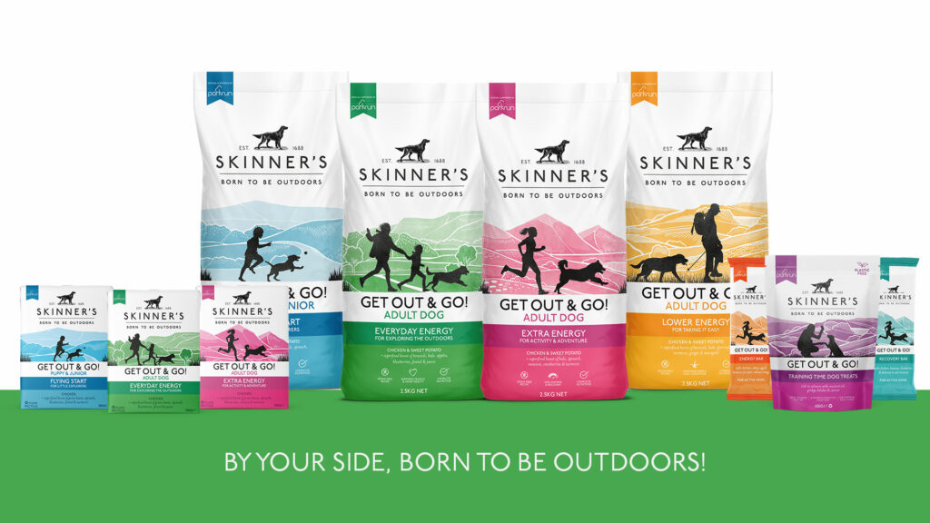 New range from Skinner's dog food