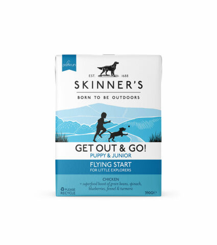 Skinner's complete wet puppy food Get Out & Go! Flying Start