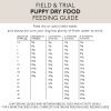 How much Skinner's Field & Trial working dry puppy food do I feed?