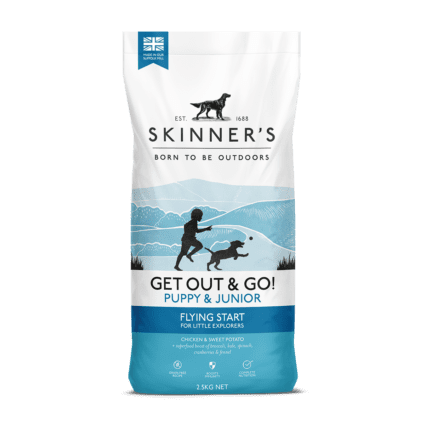 Skinner's puppy food Get Out & Go! Flying Start