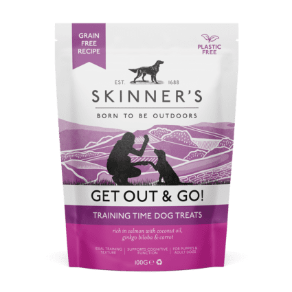 Salmon grain free dog treats for training, 100g pouches